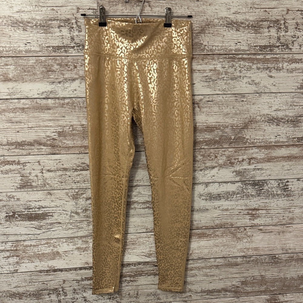 BuffBunny Gold Leopard Leggings